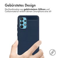 imoshion Brushed Back Cover für das Samsung Galaxy A32 (4G) - Dunkelblau