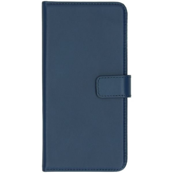 Selencia Echtleder Klapphülle Samsung Galaxy A51 - Blau