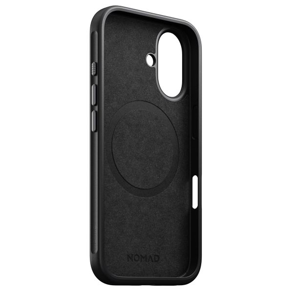 Nomad Modern Leather Case für das iPhone 16 - Black