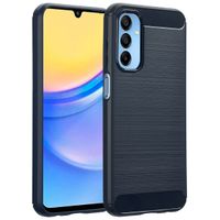 imoshion Brushed Back Cover für das Samsung Galaxy A15 (5G/4G) - Dunkelblau