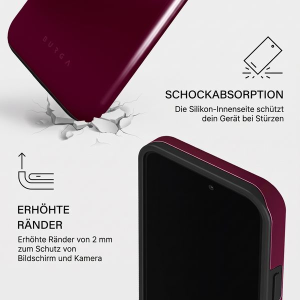 Burga Tough Back Cover MagSafe Apple iPhone 13 Pro - Dark Cherry