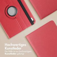 imoshion 360° drehbare Klapphülle Apple iPad 11 (2025) 11 Zoll A16 / iPad 10 (2022) 10.9 Zoll - Dunkelrot