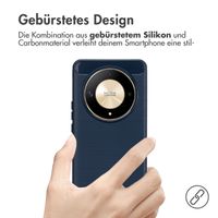 imoshion Brushed Back Cover Honor Magic 6 Lite - Dunkelblau