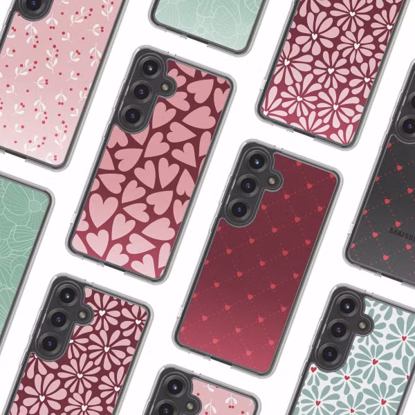 imoshion Design Hülle Samsung Galaxy S25 - Hearty Blush