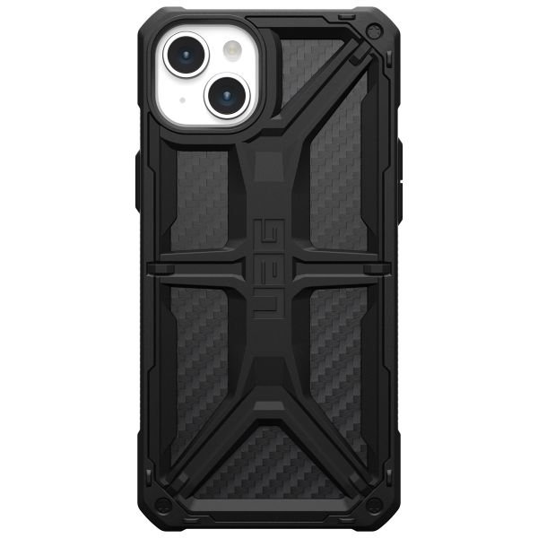 UAG Monarch Backcover für das iPhone 15 Plus - Carbon Fiber