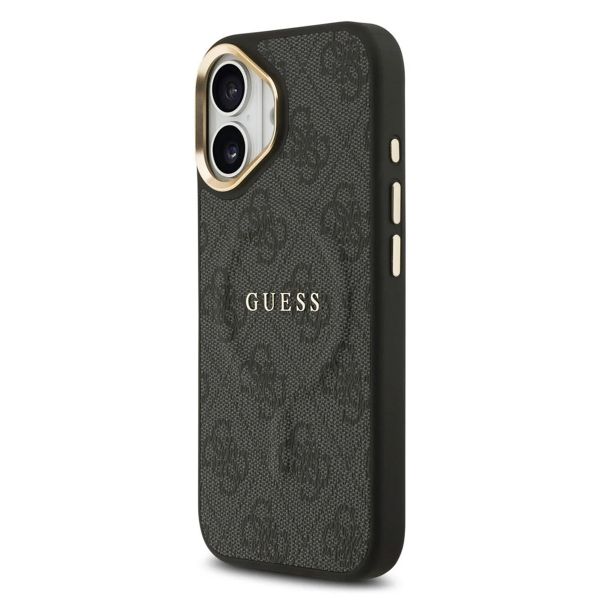 Guess Classic 4G Logo Backcover MagSafe Apple iPhone 17 - Schwarz