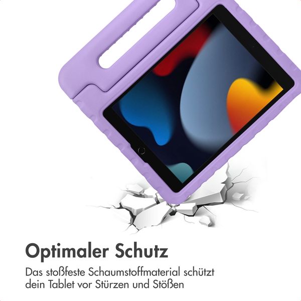 imoshion Schutzhülle mit Handgriff kindersicher Apple iPad 9 (2021) 10.2 Zoll / iPad 8 (2020) 10.2 Zoll / iPad 7 (2019) 10.2 Zoll - Lila