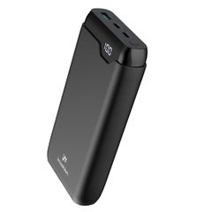 imoshion Powerbank - 27.000 mAh - Schnelles Aufladen und Power Delivery - 30W - Schwarz