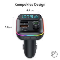 imoshion FM Transmitter USB-C & Quick Charge - Schwarz