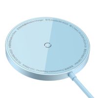 Baseus Simple Mini3 kabelloses Ladegerät - Geeignet für MagSafe und Qi2 - 15 Watt - Blau