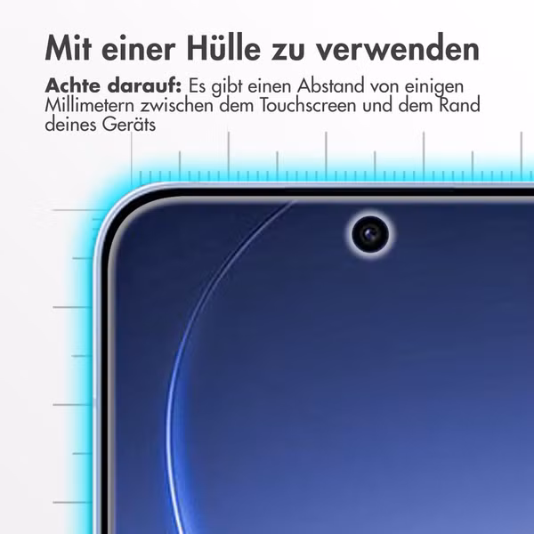 Accezz Screen Protector aus gehärtetem Glas Oppo Reno 15