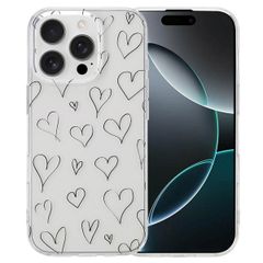 imoshion Design Hülle Apple iPhone 16 Pro - Hearts
