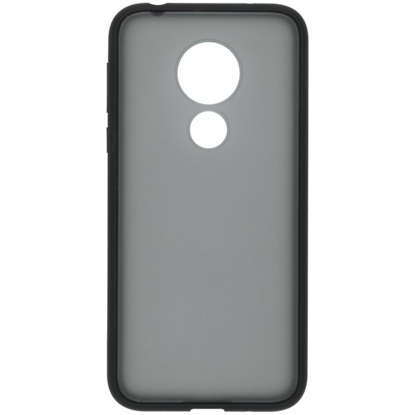 imoshion Frosted Backcover Schwarz für das Motorola Moto G7 Power