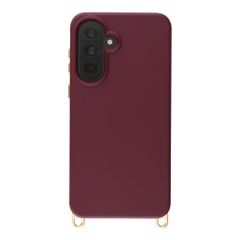 Selencia Rivièra Backcover mit MagSafe mit abnehmbaren Haken Samsung Galaxy A37 (5G) - Bold Burgundy
