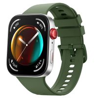 imoshion Silikonband für das  Huawei Watch Fit 4 / 4 Pro - Military Green