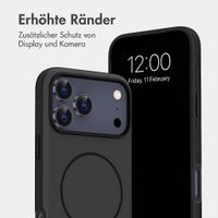 imoshion Color Backcover mit Thin MagSafe Ring Apple iPhone 17 Pro Max - Schwarz