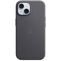 Apple FineWoven Back Cover MagSafe für das Apple iPhone 15 - Schwarz