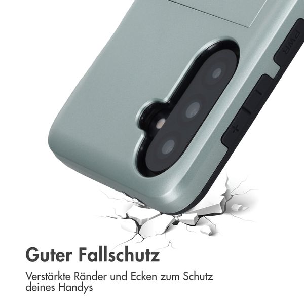 imoshion Backcover mit Kartenfach Samsung Galaxy A37 (5G) - Grün