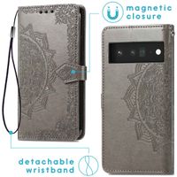 imoshion Mandala Klapphülle für das Google Pixel 6 - Grau