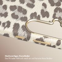 Selencia Sabi Backcover Leopardenmuster mit MagSafe Samsung Galaxy S26 - Soft Ivory