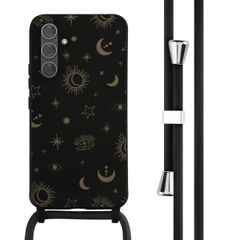 imoshion Silikonhülle design mit Band für das Samsung Galaxy A54 (5G) - Sky Black