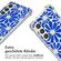 imoshion Design Hülle mit Band für das Samsung Galaxy S23 - Cobalt Blue Flowers Connect