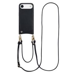 Selencia Nova HandyHülle mit Kordel und Kartenhalter Apple iPhone Air - Schwarz