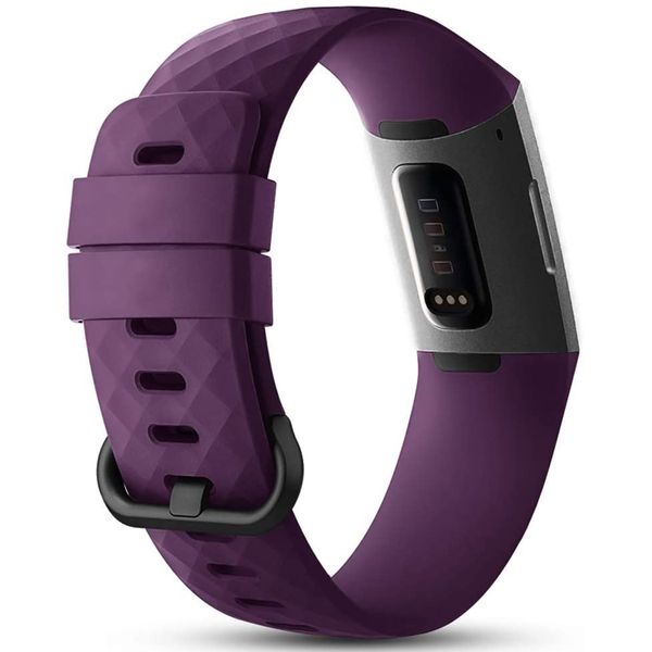 imoshion Silikonband für das  Fitbit Charge 3 / 4 - Violett