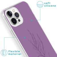 imoshion Design Hülle für das iPhone 13 Pro - Floral Purple