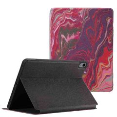 Selencia Vivid Klapphülle für das iPad Air 11 Zoll (2025) M3 / (2024) M2 / Air 5 (2022) / Air 4 (2020) - Marble Plum