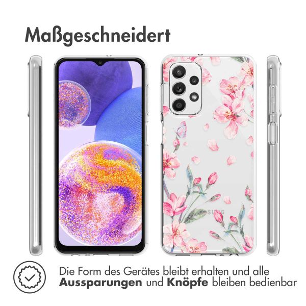 imoshion Design Hülle Samsung Galaxy A23 (5G) - Blossom Watercolor