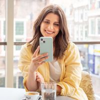 Accezz Liquid Silikoncase Apple iPhone 15 Plus - Sky Blue