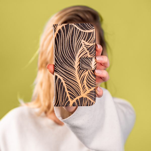 imoshion Design TPU Klapphülle für das iPhone 11 - Golden Leaves