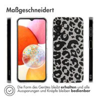 imoshion Design Hülle Samsung Galaxy A14 (5G/4G) - Leopard Transparent