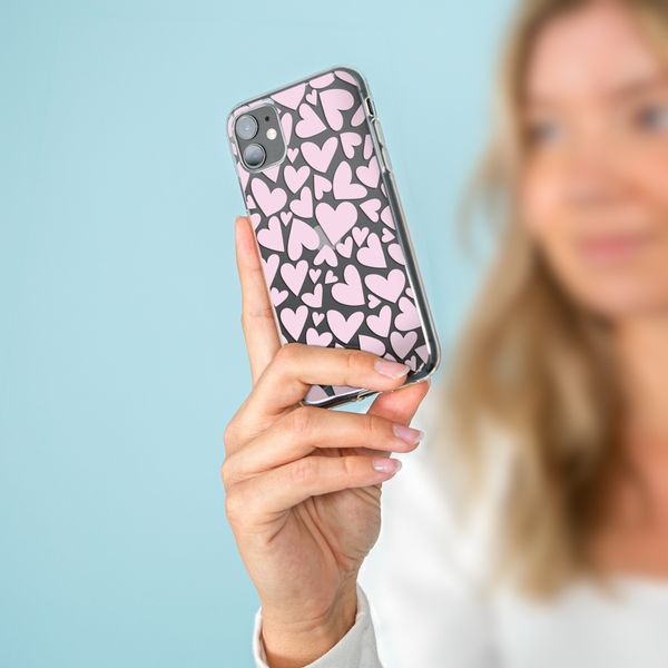 imoshion Design Hülle iPhone 11 Pro - Herzen - Rosa