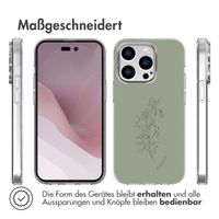 imoshion Design Hülle iPhone 14 Pro - Floral Green