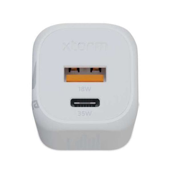 Xtorm Schnellladegerät | Ultra Wall Charger GaN2 - USB-C 35 Watt + USB-A 18 Watt