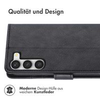 imoshion Luxuriöse Klapphülle Samsung Galaxy S23 Plus - Schwarz