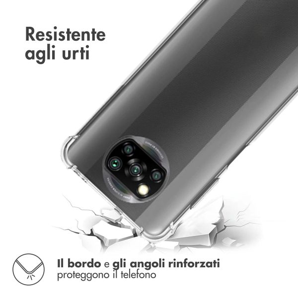 imoshion Shockproof Case Xiaomi Poco X3 (Pro) - Transparent