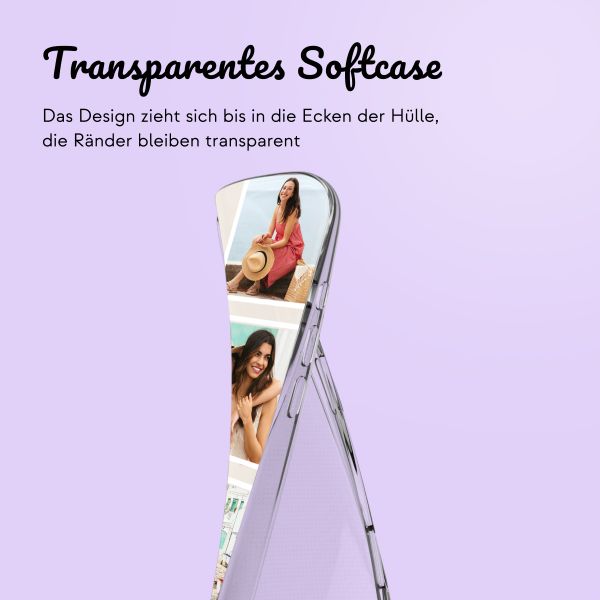 Personalisierte Hülle mit Filmrolle N°3 Apple iPhone 16 - Transparent