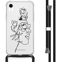 imoshion Design Hülle mit Band für das iPhone Xr - Woman Flower