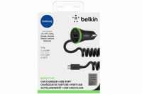 Belkin Kfz-Ladegerät 3,4A + USB-Anschluss und Micro-USB-Kabel