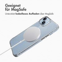 imoshion Glitzer Back Cover mit MagSafe für das iPhone 14 - Silber