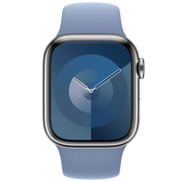 Apple Sport Armband für das  Apple Watch Series 1 t/m 9 / SE (38/40/41 mm) | Series 10 / 11 (42 mm) - Größe S/M - Winter Blue