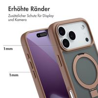 Accezz Ring Stand Backcover mit MagSafe Apple iPhone 17 Pro Max - Braun