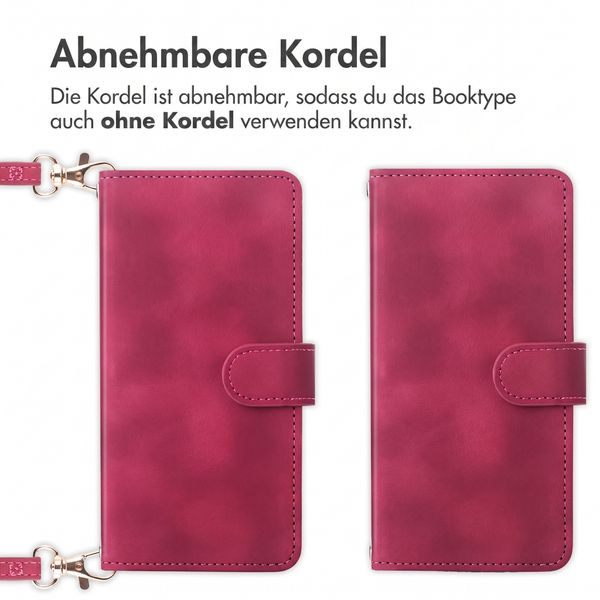 imoshion Klapphülle mit Kordel Xiaomi Redmi Note 17 Pro - Rot