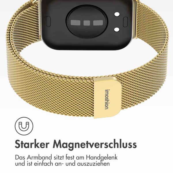 imoshion Mailandische Magnetarmband für das Huawei Watch Fit 3 - Gold