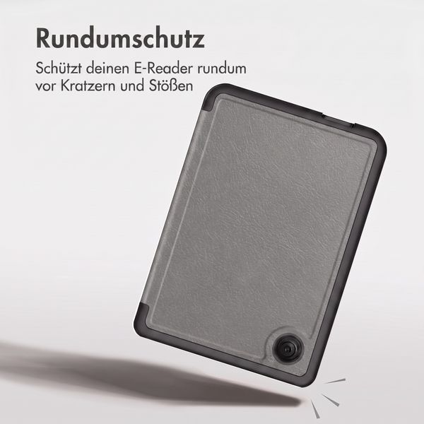 imoshion Klappbare Klapphülle Kobo Clara Colour / BW - Grau
