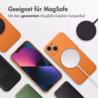 imoshion Color Back Cover mit MagSafe Apple iPhone 13 - Neon Orange