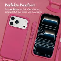 imoshion Color Backcover mit abnehmbarem Handykette und MagSafe Apple iPhone 17 Pro Max - Raspberry